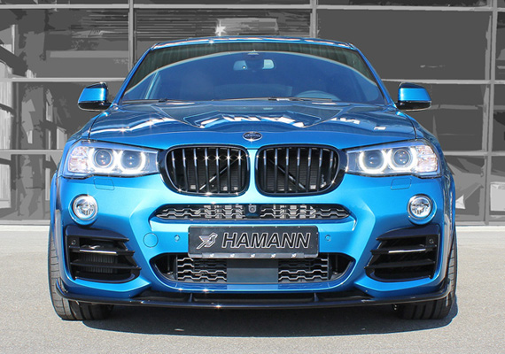 Hamann BMW X4M имеет спортивную коробку передач с 2-мя сцеплениями, 430 л.с и 640 Нм крутящего момента. Hamann оснастил автомобиль аэродинамическим обвесом по кругу, выразительными колесными дисками и LED подсветкой для удобства хозяина..